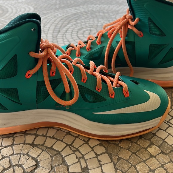 Miami Dolphin Nike Lebron size IS size 8 - Picture 5 of 13
